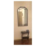Mirroe and side table