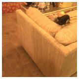 Back of sofa
