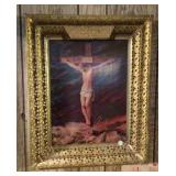 Christ picture lighted