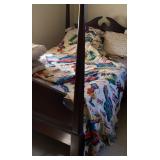 Four poster bed