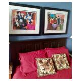 Colorful signed numbered prints