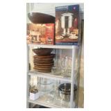 Stainless steel serving pieces