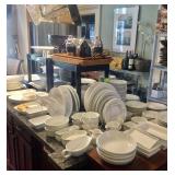 White dinnerware