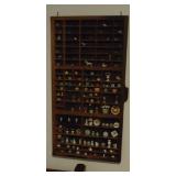 Shadow box full of miniatures