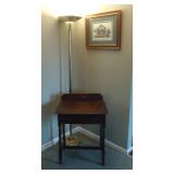 barley twist table with drawer