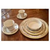 8 piece place setting of Castile Garden by Lenox