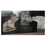 Lalique glass animals