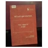 Tv instruction book
