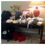 Desk, Easter items