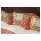 King spread and pillow covers