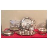 Nice silver plated serving pieces