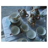 Lithopaned tea set