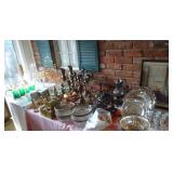 Silverplate and serving items