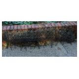 iron boarder fence for flower beds