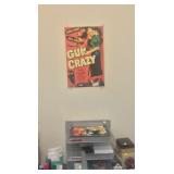 Office supplies, gun crazy poster, reprint