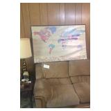Sofa, map