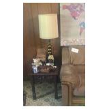 End table , lamp