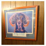 Anddy Warhol  reprint by museum framed