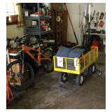 Yellow utility wagon