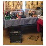 Lots of movies, musical equipment