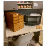Office desk and storage