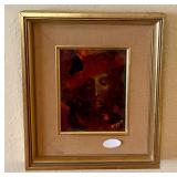Small framed painting