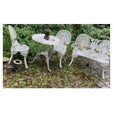 Cast patio furniture