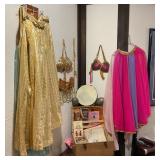 Belly dancer costumes and equipment