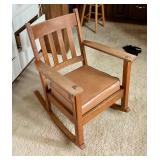 Mission rocker oak
