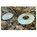 Sterling and mother of pearl pendent