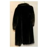 Faux black fullenth coat