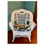 Wicker rocker