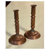 Candlesticks copper