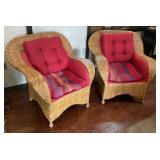 Wicker chairs