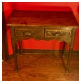 Two drawer antique table