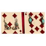 Sterling pierced earrings