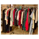 Blouses skirts pants and jackets