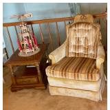 Mid century side chair and tacBle