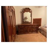 Dresser with mirror