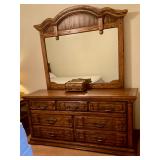 Dresser with mirror