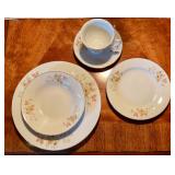 White and floral China 