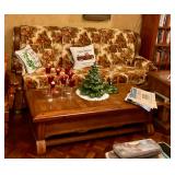  Tree has been pulled by Executer , Vintage sofa in excellent condition, ceramic Christmas tree