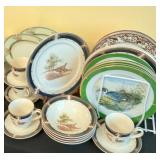 Bird patterned china 