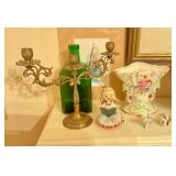 Brass candle holders