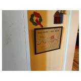 Framed wall art