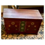 Toy chest Pennsylvania Dutch design