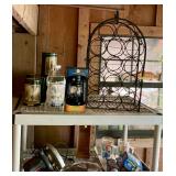Wine rack garage stuff