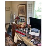Records, cds, victrola records, electronics