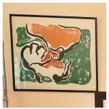 Abstract, signed, numbered
