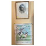 Bugs bunny poster from Children’s Hospital signed and nubered